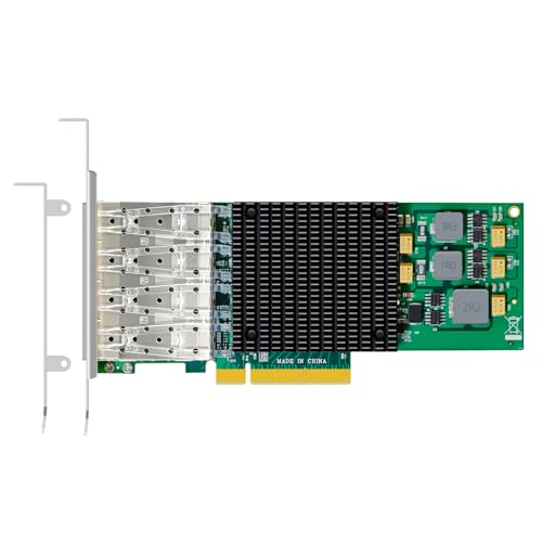 Amazon | GLOTRENDS ST7322 4ポート 10Gb SFP+ ネットワークカード